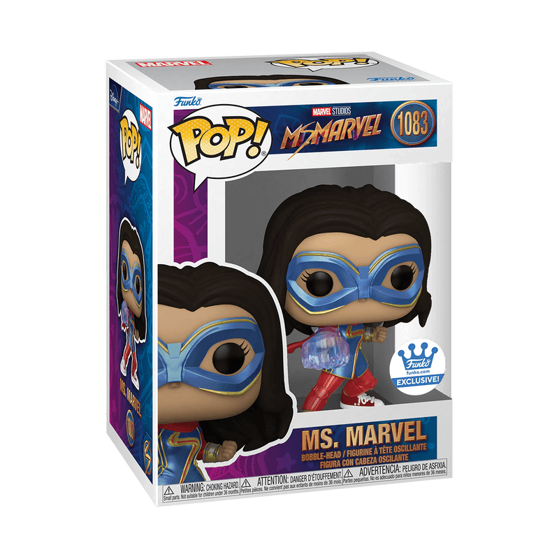 Funko Pop! Marvel Studios: Ms Marvel - Ms. Marvel With Light Arm Exclusive - 