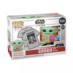 Funko Pop! & Tee Star Wars: The Mandalorian - Grogu with Cookie and Unisex T-Shirt Exclusive - S