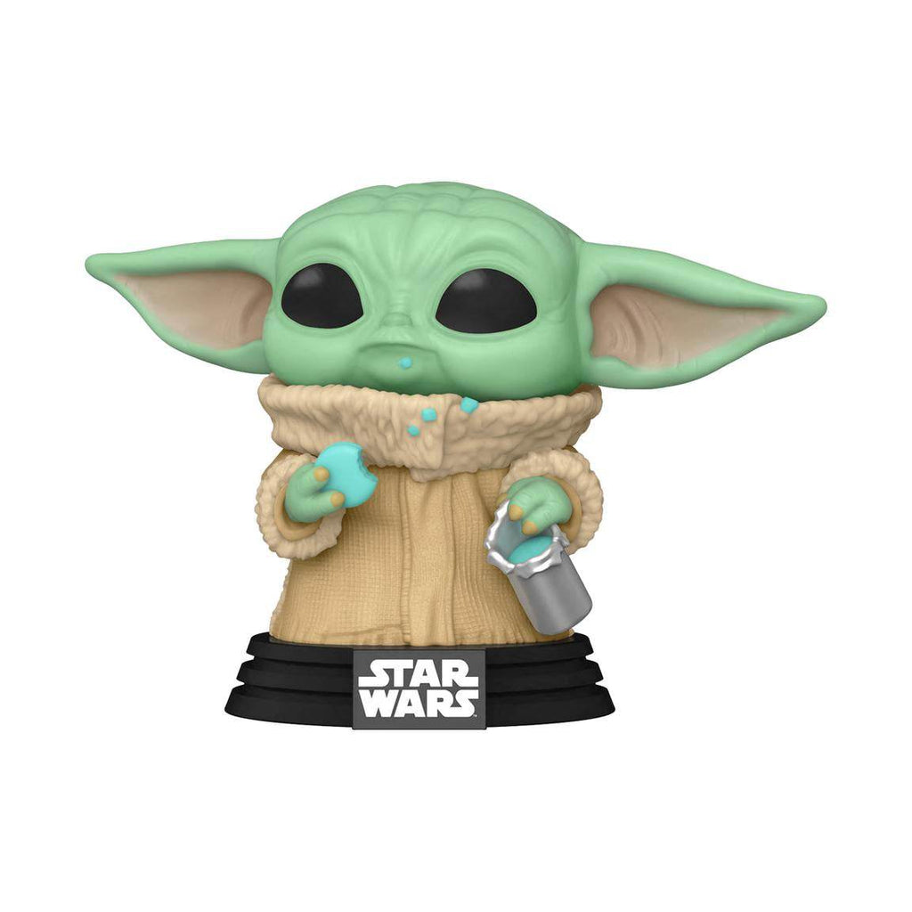 Funko Pop! & Tee Star Wars: The Mandalorian - Grogu with Cookie and Unisex T-Shirt Exclusive - S