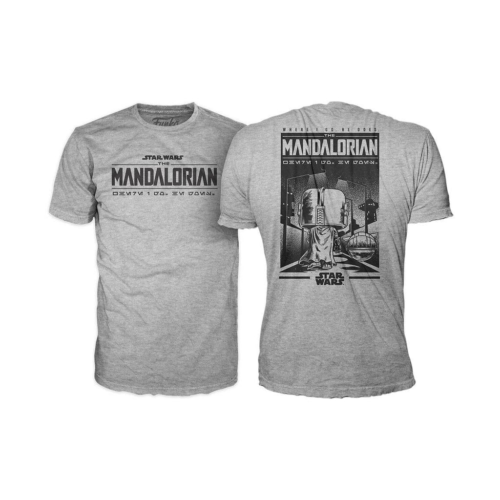 Funko Pop! & Tee Star Wars: The Mandalorian - Grogu with Cookie and Unisex T-Shirt Exclusive - S