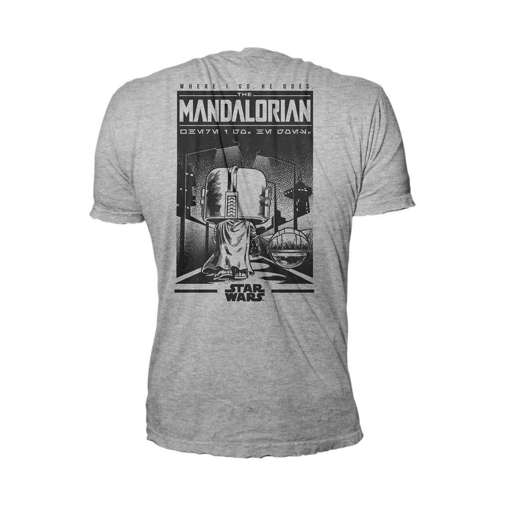 Funko Pop! & Tee Star Wars: The Mandalorian - Grogu with Cookie and Unisex T-Shirt Exclusive - S