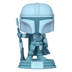 Funko POP! The Mandalorian - The Mandalorian Hologram (Glow in the Dark) Vinyl Figure #345 Entertainment Earth Exclusive - 