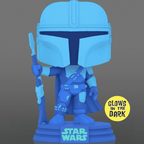 Funko POP! The Mandalorian - The Mandalorian Hologram (Glow in the Dark) Vinyl Figure #345 Entertainment Earth Exclusive - 