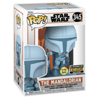 Funko POP! The Mandalorian - The Mandalorian Hologram (Glow in the Dark) Vinyl Figure #345 Entertainment Earth Exclusive - 