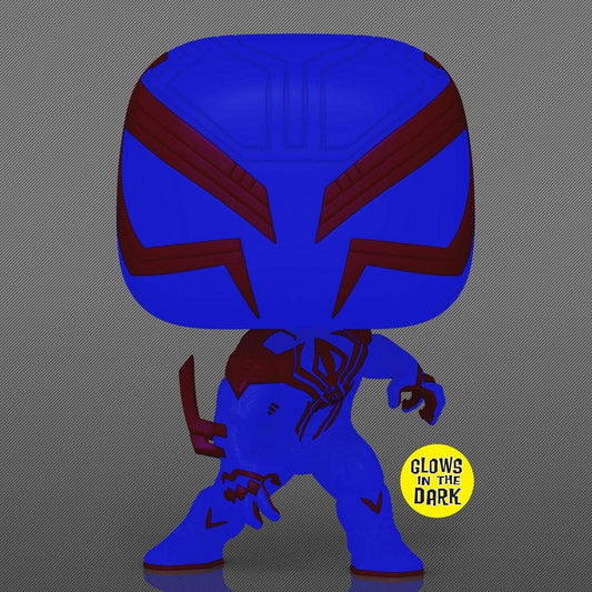 Funko Pop! Marvel Across the Spider-Verse - Spider-Man 2099 Glow-in-the-dark #1267 Entertainment Earth Exclusive - 