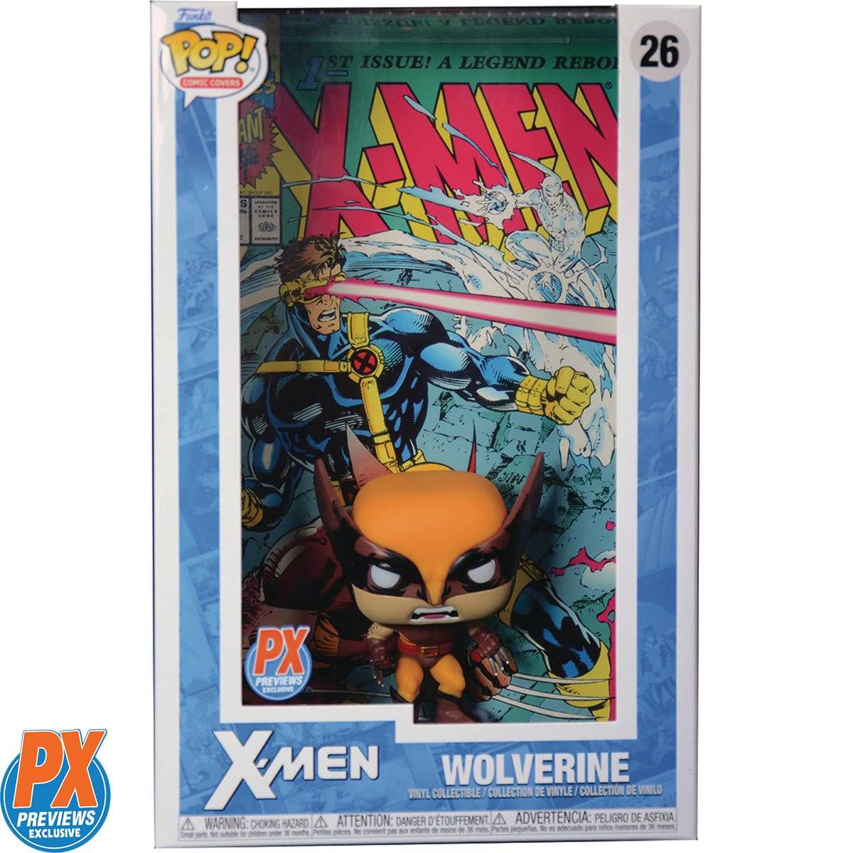 Funko Pop! Comic Cover Marvel: X-Men - Wolverine PX Previews Exclusive - 