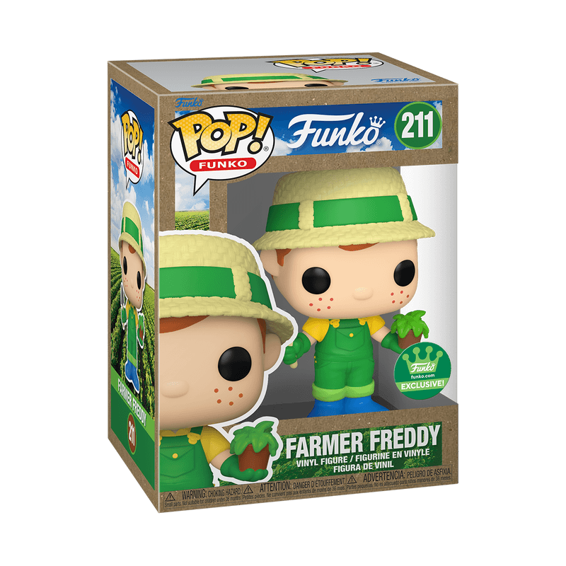 Funko Pop! Originals: Earth Day - Farmer Freddy #211 Shop Exclusive - 