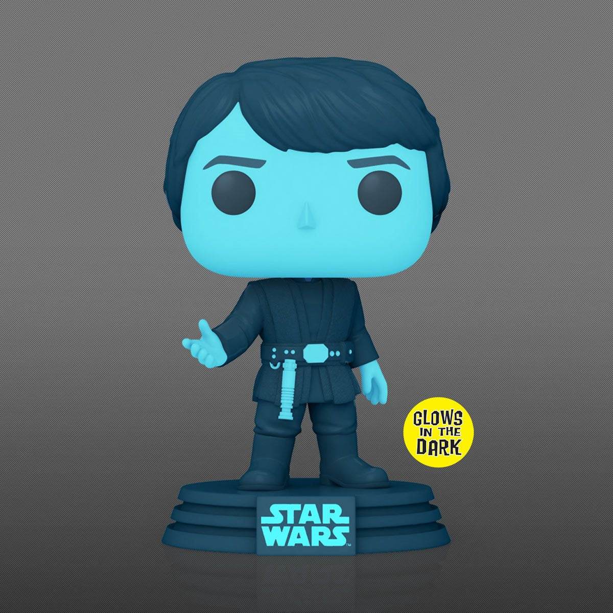Funko Pop! Star Wars Return of the Jedi 40th - Holographic Luke Skywalker Glow-in-the-Dark Entertainment Earth Exclusive - 