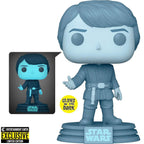 Funko Pop! Star Wars Return of the Jedi 40th - Holographic Luke Skywalker Glow-in-the-Dark Entertainment Earth Exclusive - 