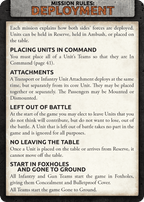 Flames of War: Mission Cards - 