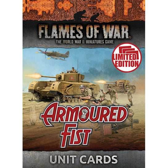 Flames of War: British Armoured Fist Unit Cards (Mid War) - 
