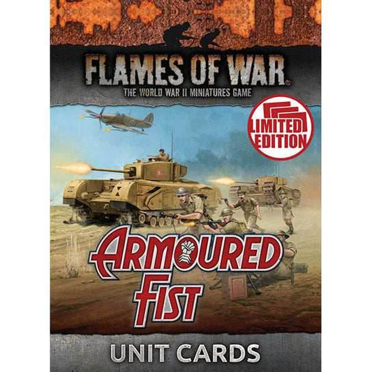 Flames of War: British Armoured Fist Unit Cards (Mid War) - 