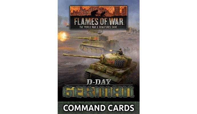 Flames of War: D-Day - German Command Cards - 