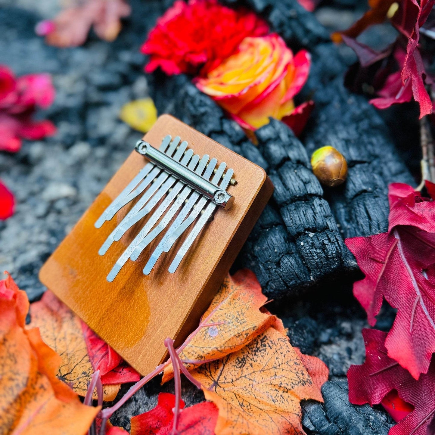 HOKEMA B9 KALIMBA - 4 different Elemental Soundscape Tuning - Red (G-Major) / 432 hz