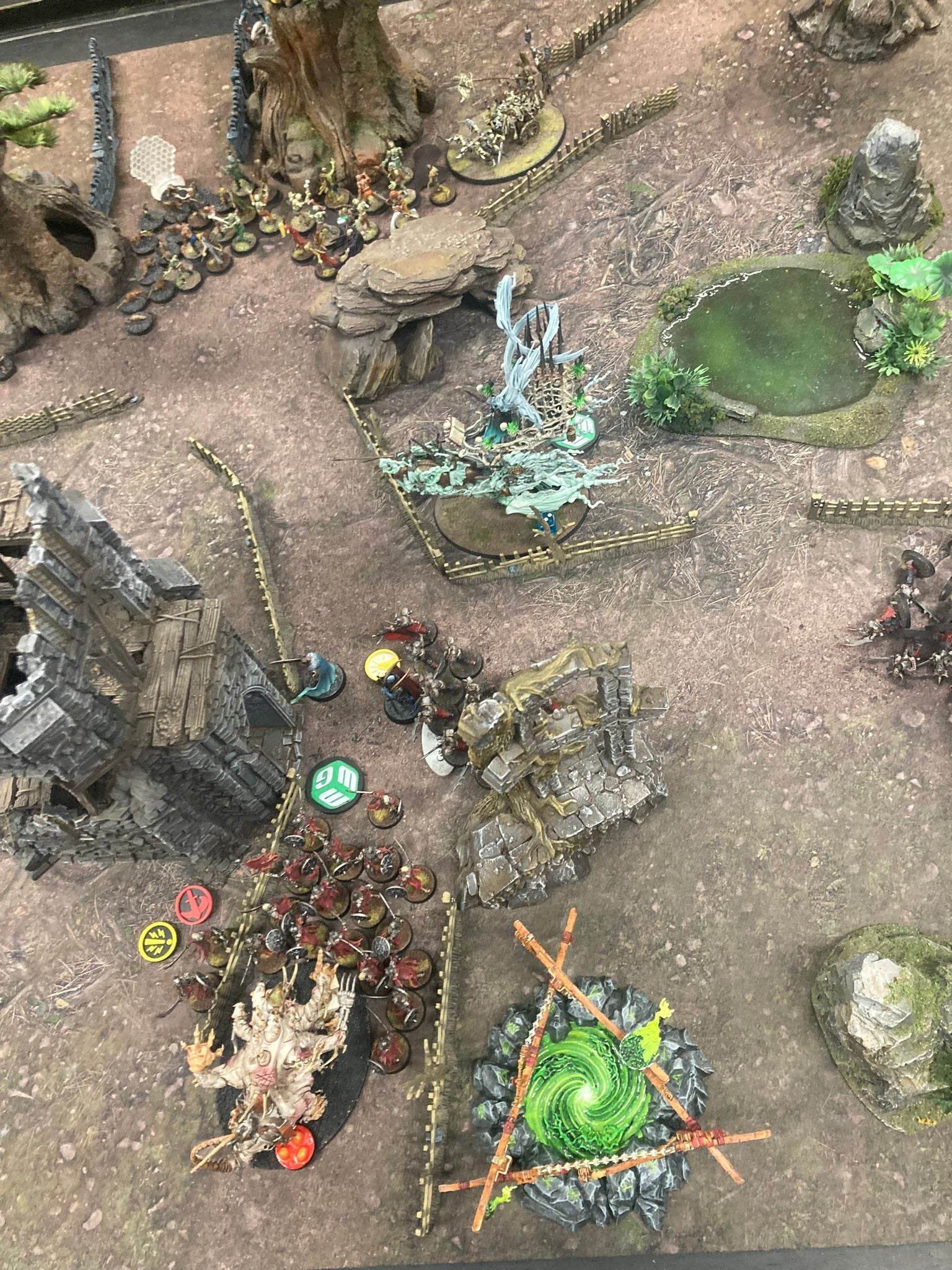 Deep Forest - Neoprene Battle Mat - Warhammer, AoS, 40K, Kill Team, MCP, Shatterpoint, Legion, More - 44x60