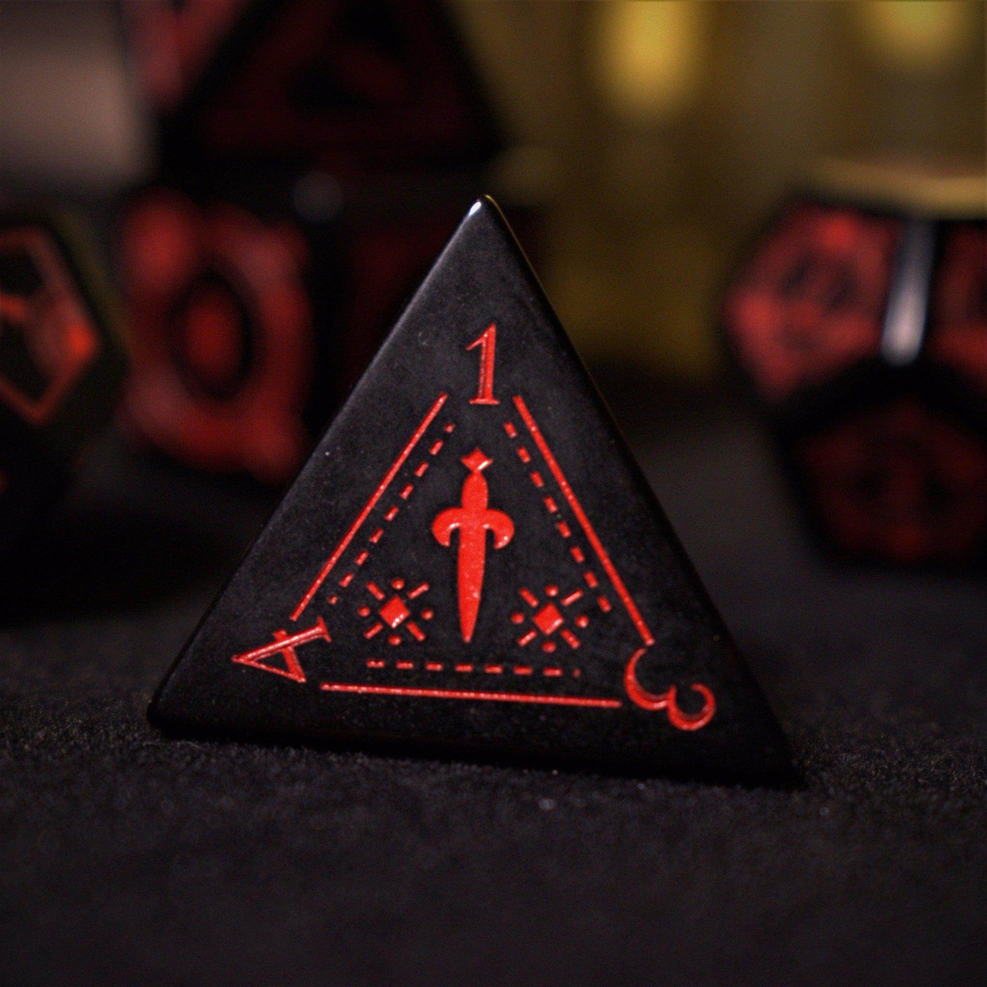 Fabled Mark - Obsidian Stone Dice Set 'PRE-ORDER | SPRING EVENT DEAL' - 