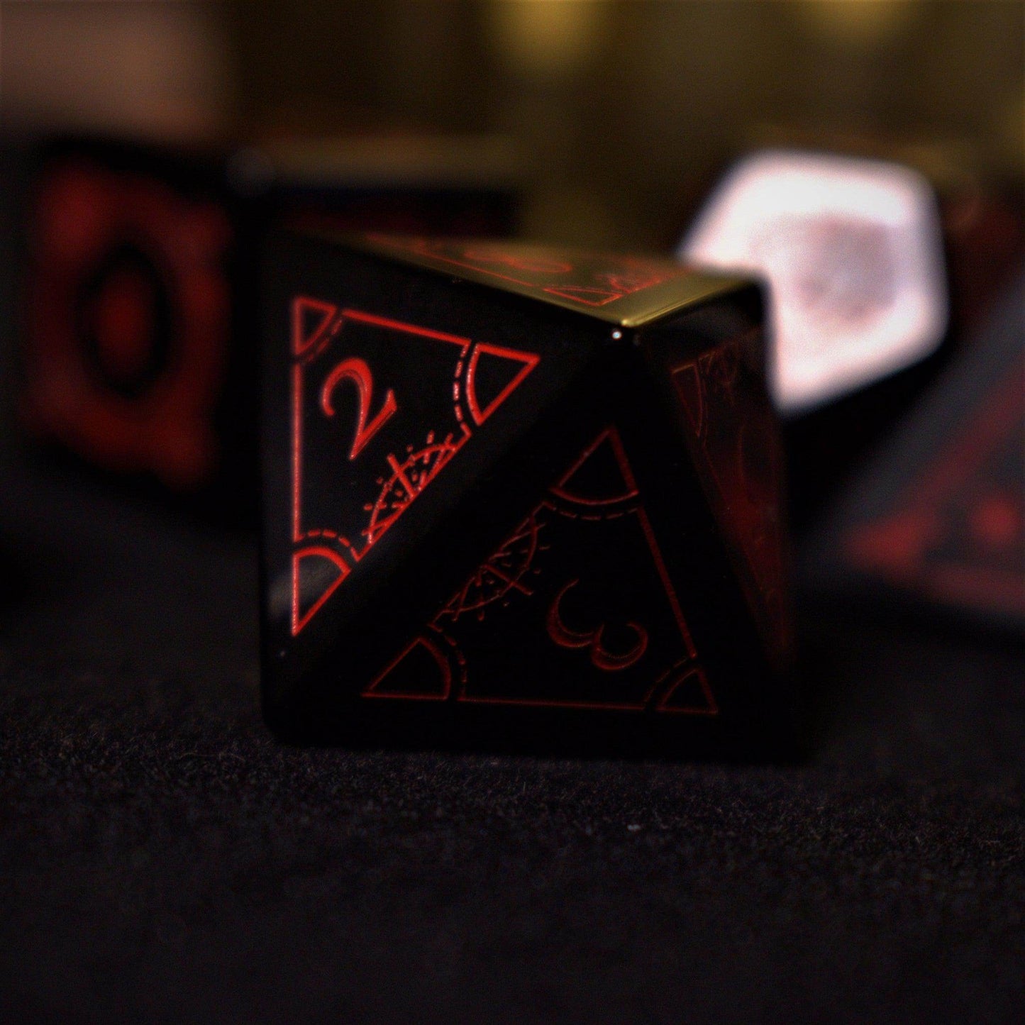 Fabled Mark - Obsidian Stone Dice Set 'PRE-ORDER | SPRING EVENT DEAL' - 