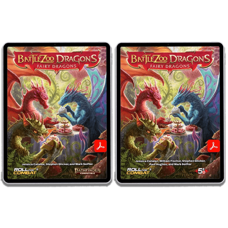 Battlezoo Dragons: Fairy Dragons PDF - D&D 5E and Pathfinder 2e / PDF Only