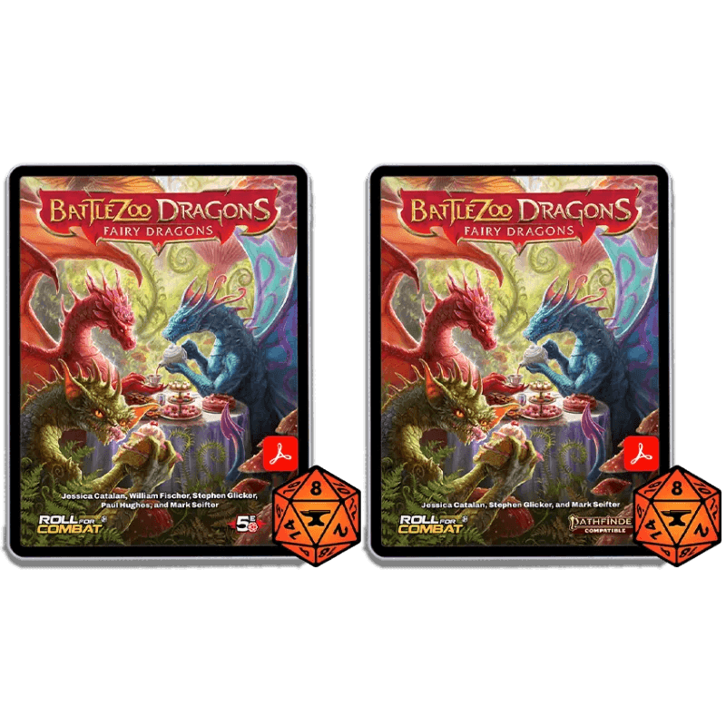 Battlezoo Dragons: Fairy Dragons for Foundry VTT - D&D 5E and Pathfinder 2e / PDF & Foundry VTT Module