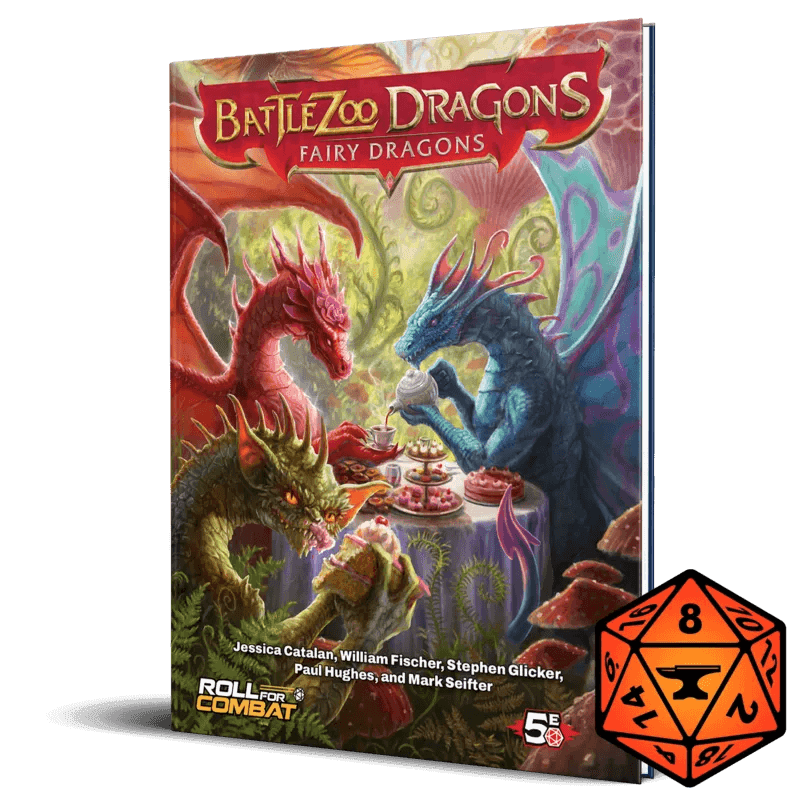 Battlezoo Dragons: Fairy Dragons Hardcover & PDF - D&D 5th Edition / Hardcover & PDF & Foundry VTT Module