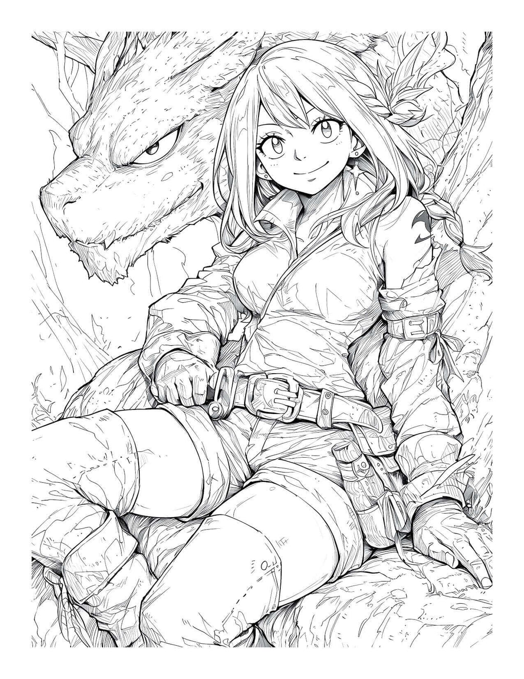 Fairy Tail Coloring Book Vol 17 | 60+ Pages | Anime Chronicles