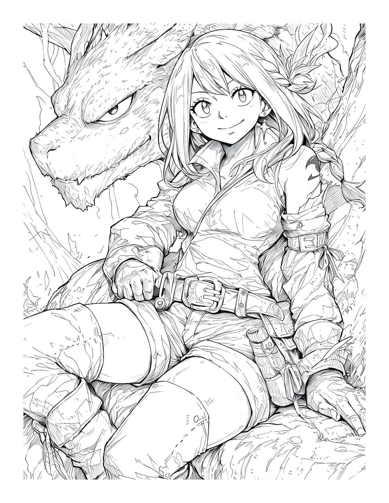 Fairy Tail Coloring Book Vol 17 | 60+ Pages | Anime Chronicles