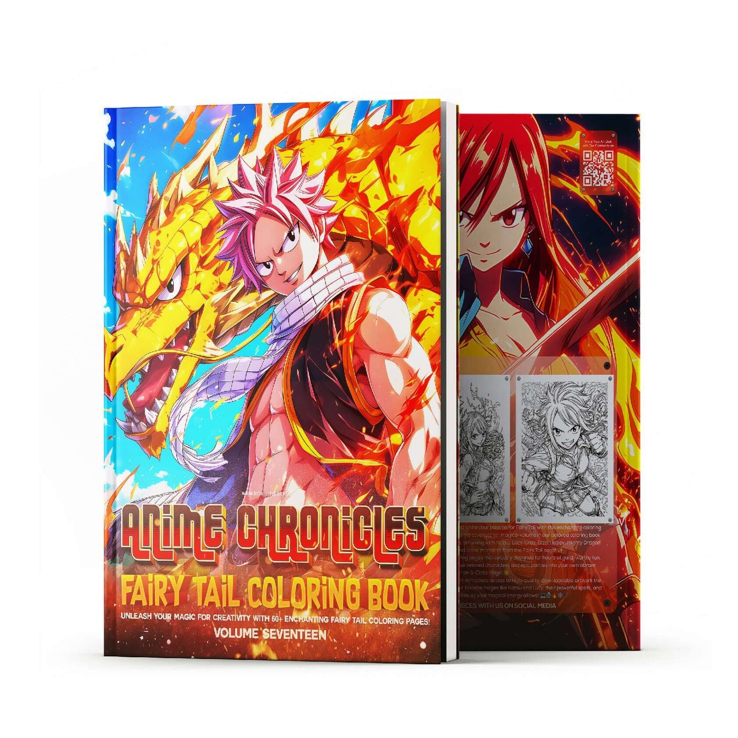 Fairy Tail Coloring Book Vol 17 | 60+ Pages | Anime Chronicles