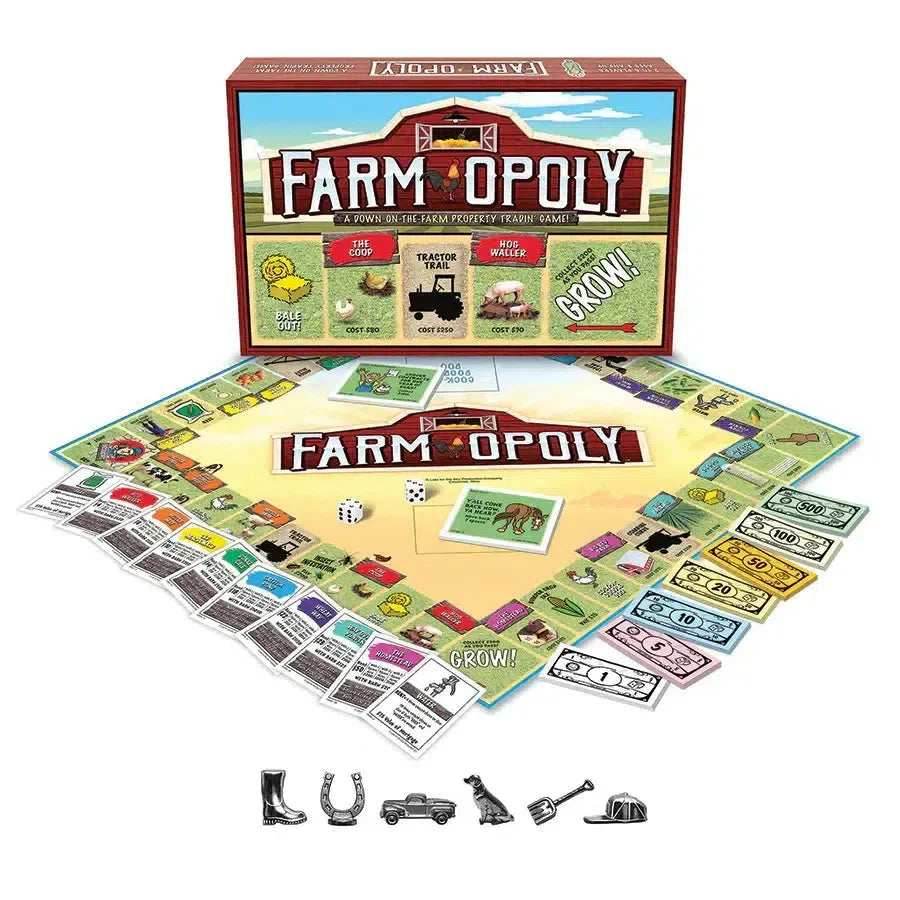 Farm-Opoly Board Game Outset - 