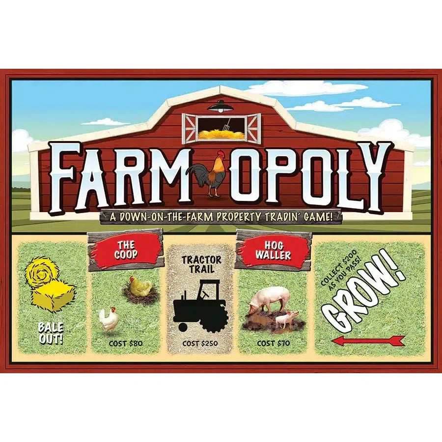Farm-Opoly Board Game Outset - 