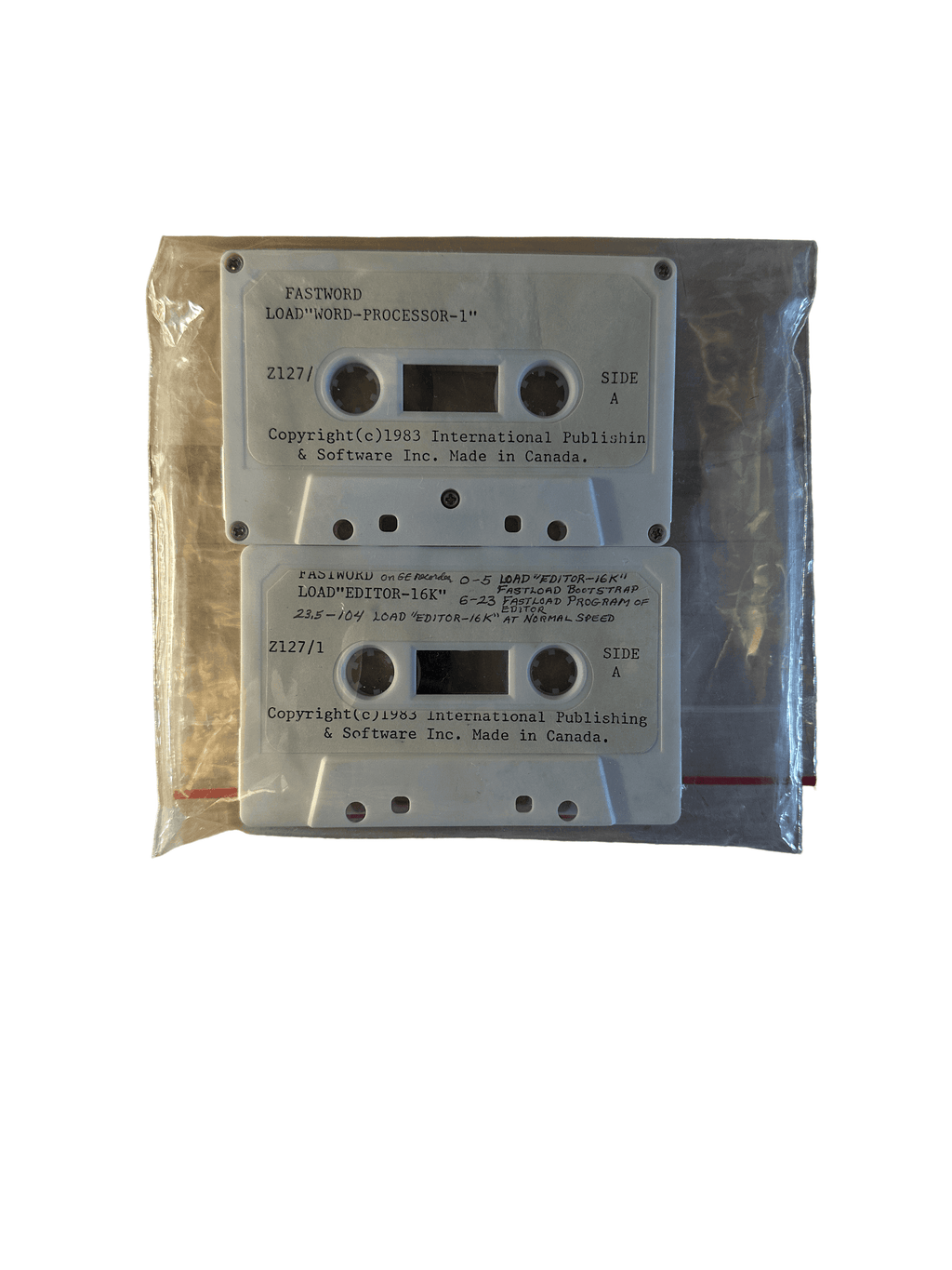 Timex Sinclair 1000 Cassette Lot - (17) - Pac Rabbit, Chess, etc. - 