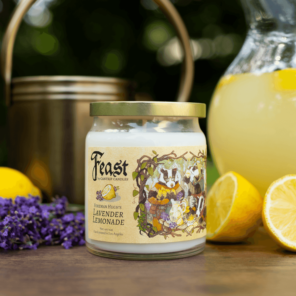 Feast by Cantrip Candles (9 oz) - Foreman Hugh's Lavender Lemonade