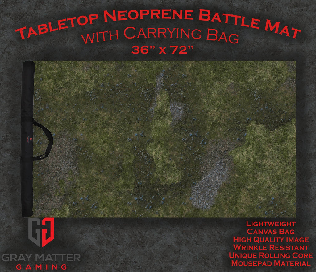 Field of Battle - Neoprene Battle Mat with Bag - 36x72