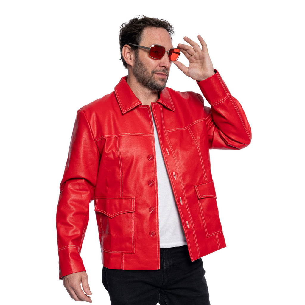 Fight Soap Tyler Leather Jacket Halloween Costume Fighter Cosplay