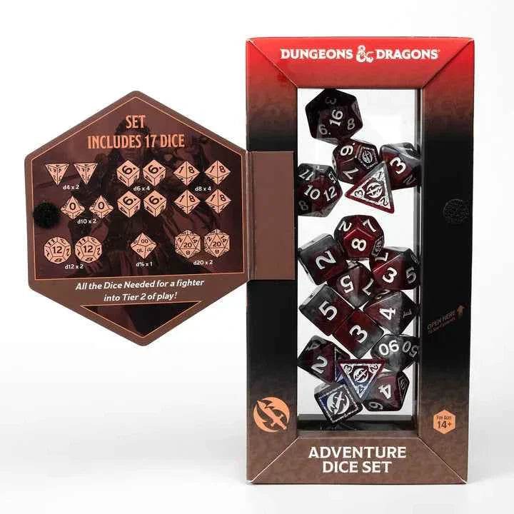 D&D Adventure Dice: Fighter (Red) - 