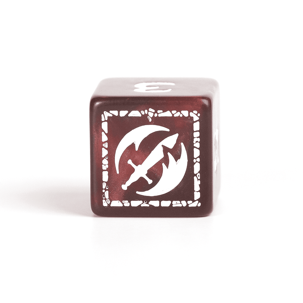 D&D Adventure Dice Set - Fighter Edition | Red 17pc Collection - 
