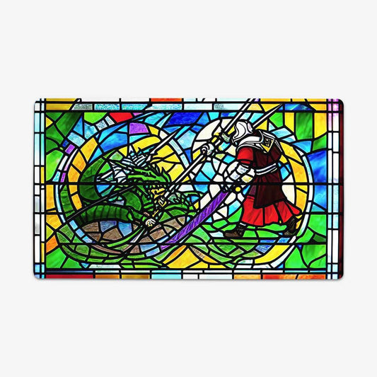 Stained Glass Dragon Slayer Playmat - Plain