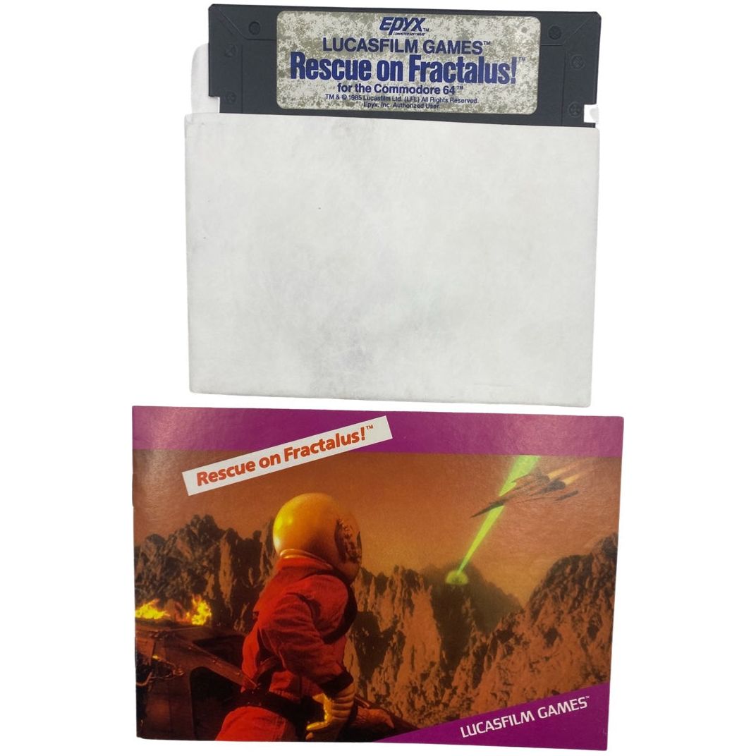 Rescue of Fractalus - Commodore 64