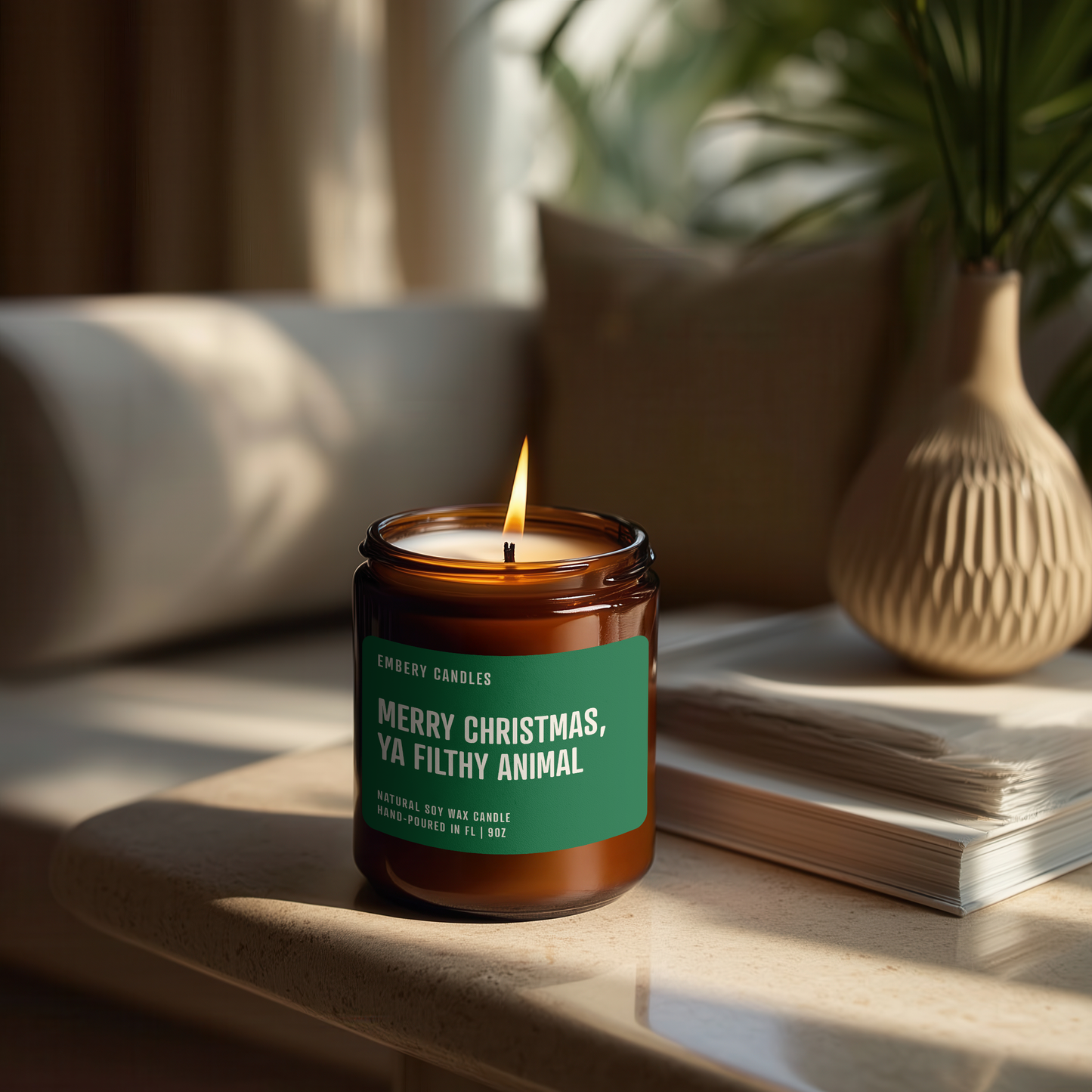 Merry Christmas, Ya Filthy Animal | Soy Wax Scented Candle