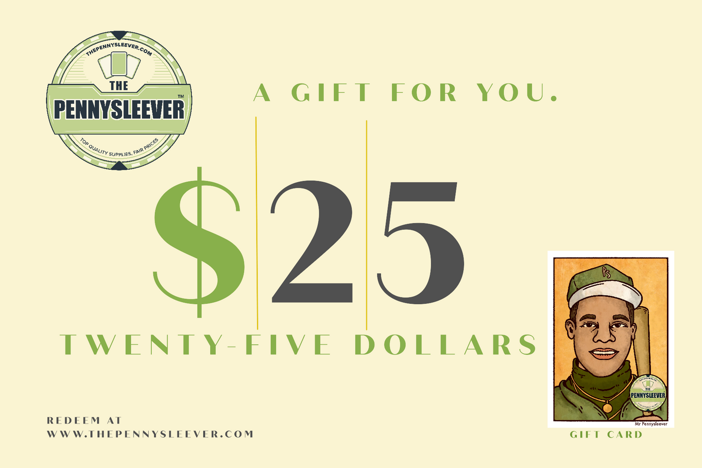 The Pennysleever Gift Cards