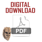 Leather Tribal Mask Printable Pattern Bundle — Intermediate + Advanced - 