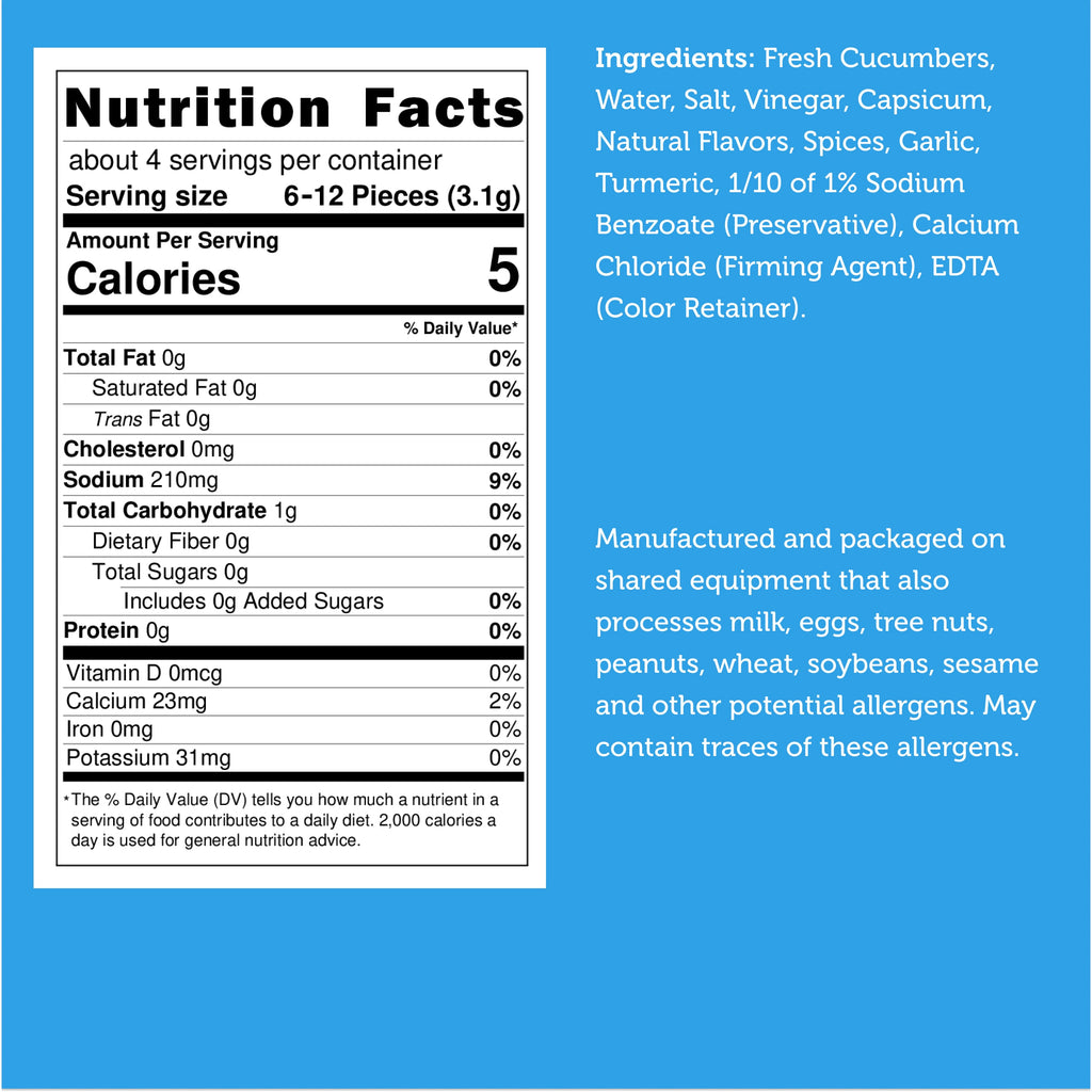 Freeze Dried Pickle Chips (Firecracker - Mild Hot) from Jersey Pickles