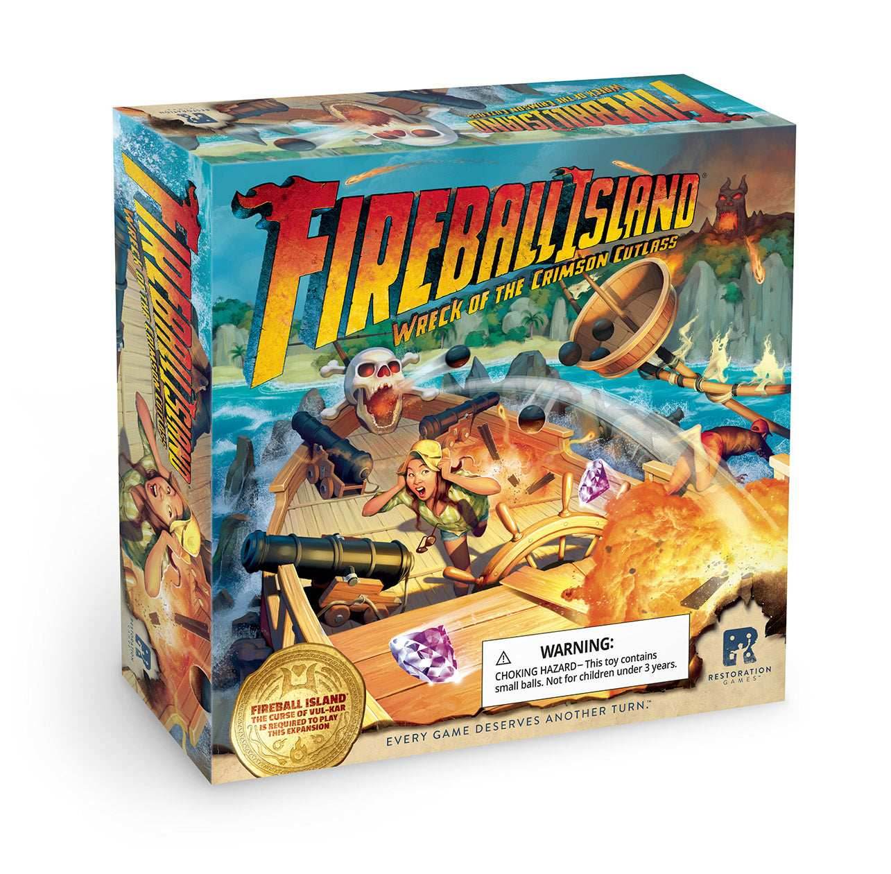 Fireball Island: Wreck of the Crimson Cutlass Expansion - 