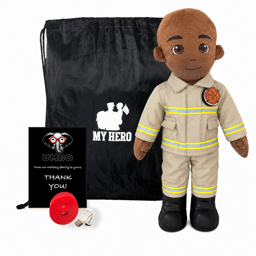 My HERO Daddy Doll Firefighter | Custom Recordable Plush