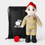 My HERO Daddy Doll Firefighter | Custom Recordable Plush