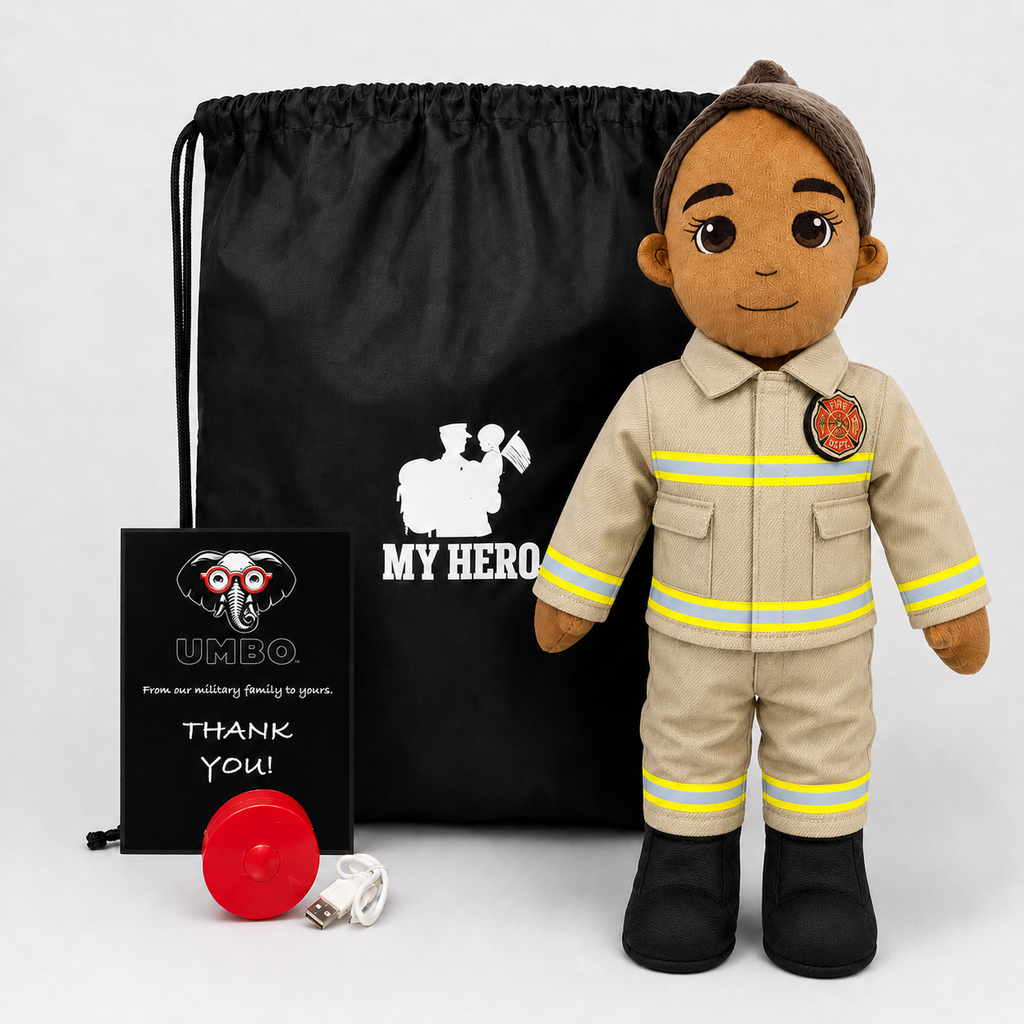 My HERO Daddy Doll Firefighter | Custom Recordable Plush