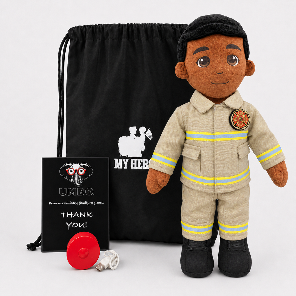 My HERO Daddy Doll Firefighter | Custom Recordable Plush