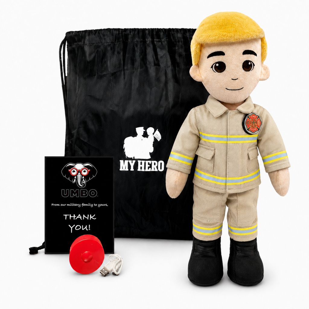 My HERO Daddy Doll Firefighter | Custom Recordable Plush