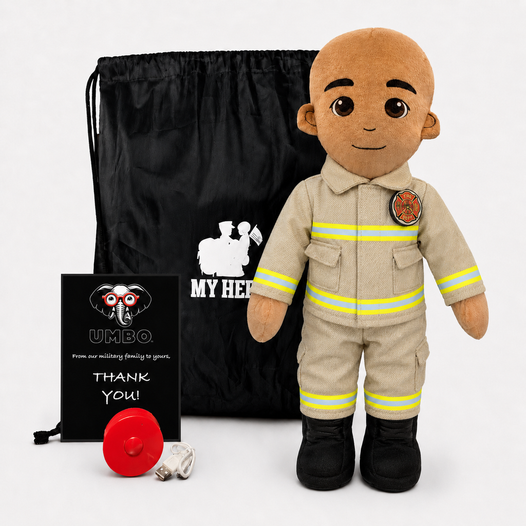 My HERO Daddy Doll Firefighter | Custom Recordable Plush