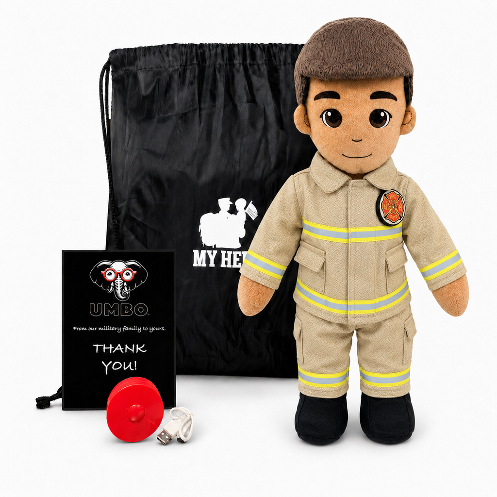 My HERO Daddy Doll Firefighter | Custom Recordable Plush