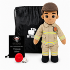 My HERO Daddy Doll Firefighter | Custom Recordable Plush